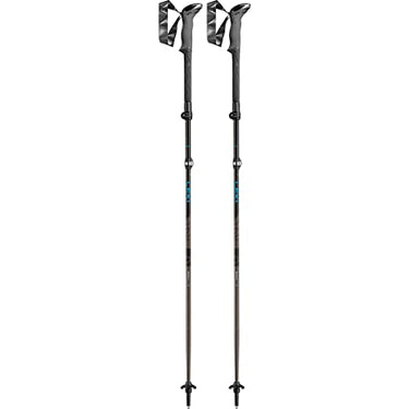 LEKI Makalu FX TA Stöcke, Petrol-Black-Silvergray, 110-130cm im Sale